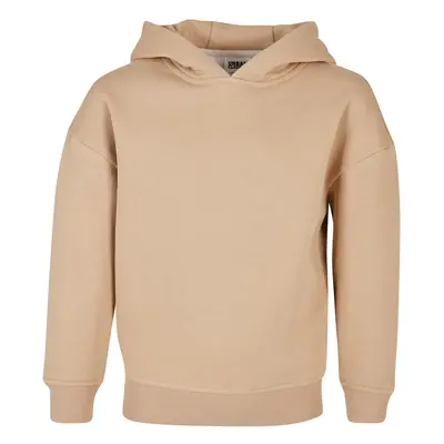 Girls' hoodie beige