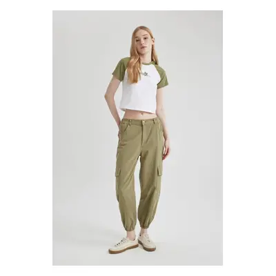 DEFACTO Coool Cargo Jogger Gabardine Trousers