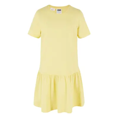 Valance Tee Dress for Girls - Yellow