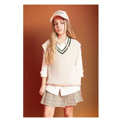 DEFACTO Girl V Neck Sweater