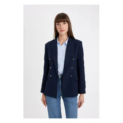 DEFACTO Oversize Fit Shirt Collar Blazer Jacket