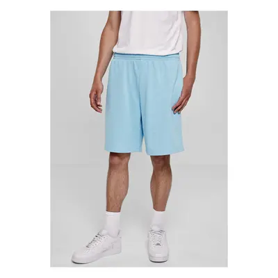 Wide terry shorts balticblue