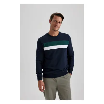 DEFACTO Regular Fit Crew Neck Basic Sweatshirt