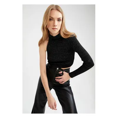 DEFACTO Fitted Half Turtleneck Rib Sweater