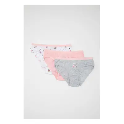 DEFACTO Girl's 3-Piece Slip Panties