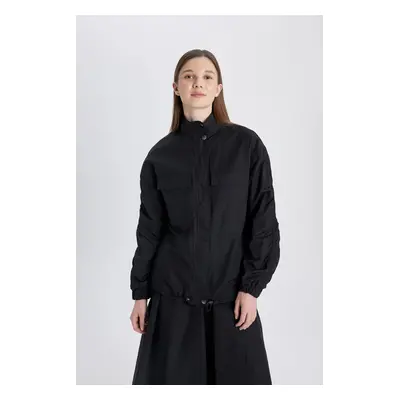 DEFACTO Bomber Half Turtleneck Parachute Jacket