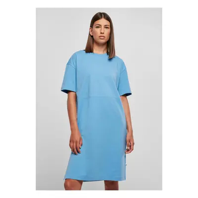 Women's dress with slit blue