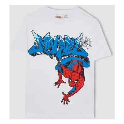 DEFACTO Boy Marvel Spiderman Crew Neck Short Sleeve T-Shirt