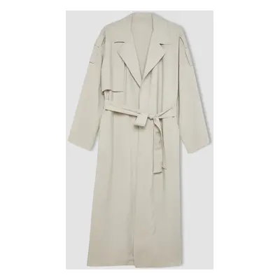 DEFACTO Relax Fit Belted Trench Coat