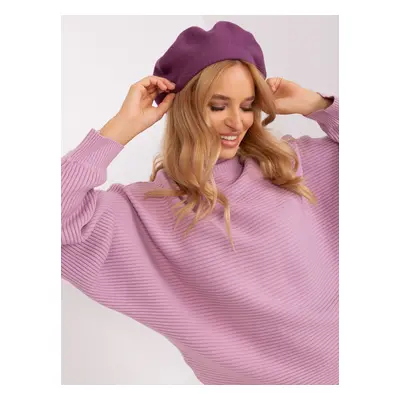 Purple Women's Winter Beret