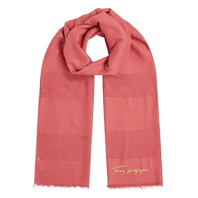 Tommy Hilfiger Scarf - ICONIC SOFT SCARF 100X200 pink