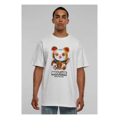 Welcome Cat Heavy Oversize T-shirt White