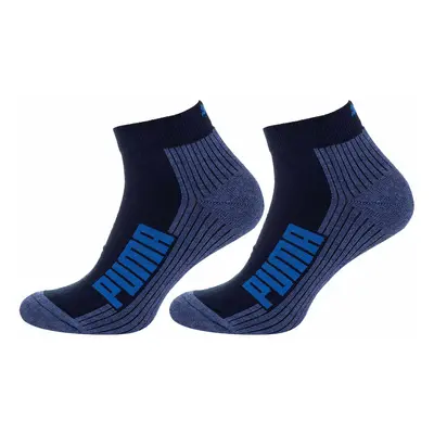 Puma Unisex's 2Pack Socks Navy Blue/Blue