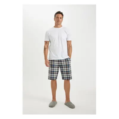 DEFACTO Regular Fit Short Sleeve Pajama Set with Shorts