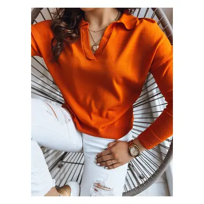 Women's sweater ORBILLA orange Dstreet