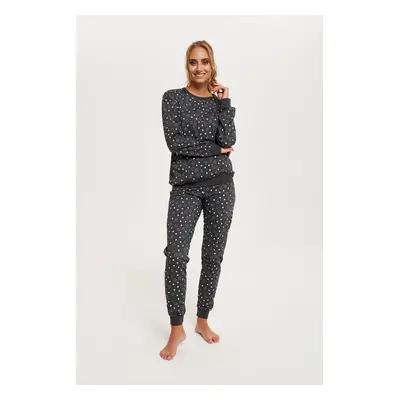 Women's pajamas Andromeda, long sleeves, long trousers - print