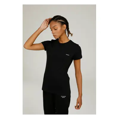 KINETIX SN226 BASIC C NECK T-SHIR BLACK Woman Sleeve T-Sh