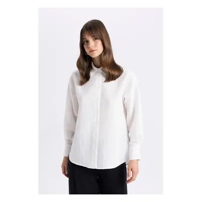 DEFACTO Relax Fit Long Sleeve Shirt Tunic