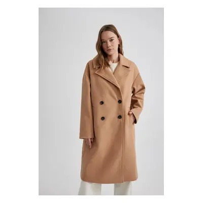 DEFACTO Regular Fit Cashmere Coat