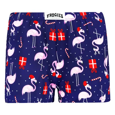 Women's boxers Flamingo Frogies Christmas