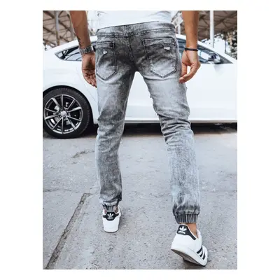 Men's denim joggers grey Dstreet