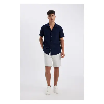 DEFACTO Relax Fit Linen Blend Bermuda Shorts