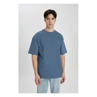 DEFACTO Comfort Fit Crew Neck Printed Short Sleeve T-Shirt