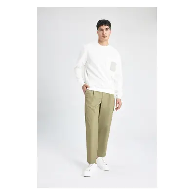 DEFACTO Tapered Fit Straight Leg Trousers