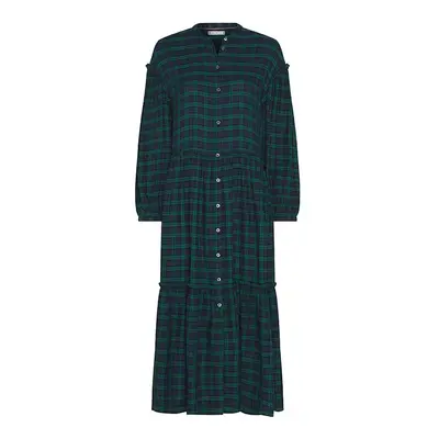 Tommy Hilfiger Dress - BEA TARTAN SHIRT DRESS 3/4 SLV green