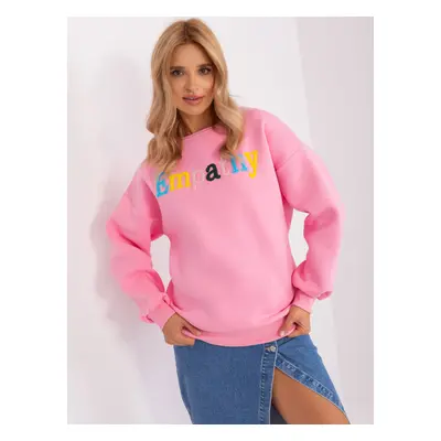 Pink Oversized Hoodless Hoodie