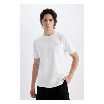 DEFACTO Regular Fit Crew Neck Printed Short Sleeve T-Shirt