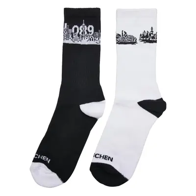 Major City Socks 2-Pack Black/White