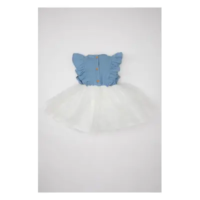 DEFACTO Baby Girl Sleeveless Jean Dress