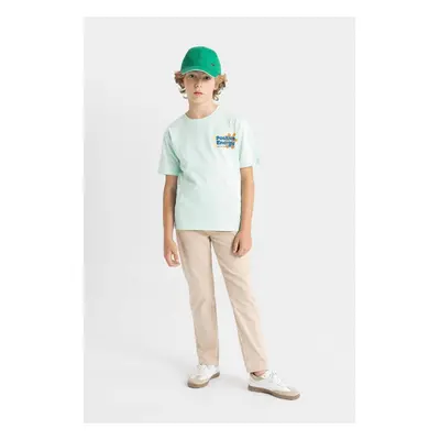 DEFACTO Boy's Straight Leg Gabardine School Trousers