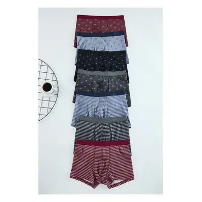 Trendyol Pack of Plain/Patterned Cotton Boxers