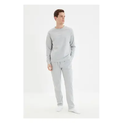 Trendyol Gray Regular Fit Pajama Set