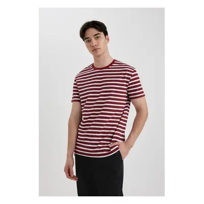 DEFACTO Regular Fit Crew Neck Striped Top