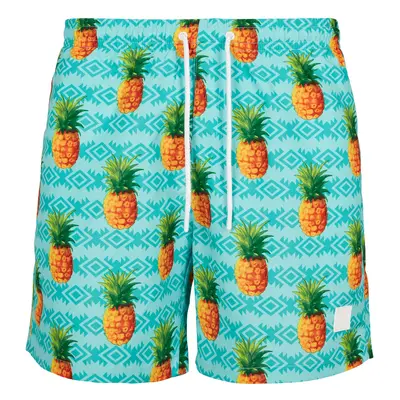 Pineapple aop swim shorts pattern