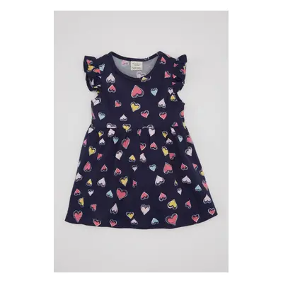 DEFACTO Baby Girl Patterned Sleeveless Dress