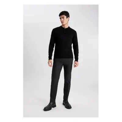 DEFACTO Jogger Straight Leg Wool Look Trousers