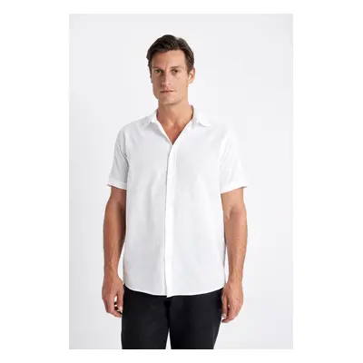 DEFACTO Regular Fit Polo Collar Cotton Short Sleeve Shirt