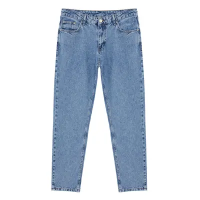 Trendyol Blue Men's Relax Fit Boyfriend Jeans Denim Trousers