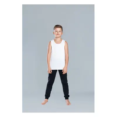 Tytus T-shirt for boys with wide straps - white