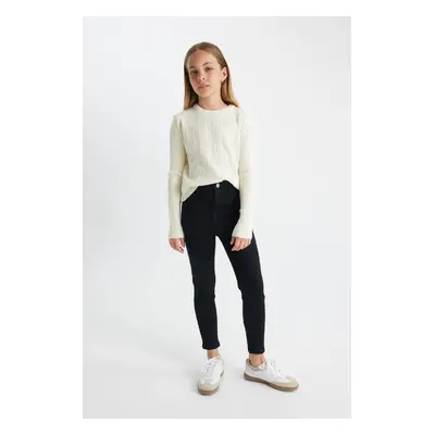 DEFACTO Girl Skinny Fit Skinny Leg Trousers