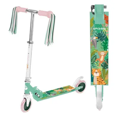 Spokey DUKE Scooter with tassels, mm, green-pink