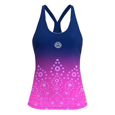 Dívčí tílko BIDI BADU Colortwist Junior Tank Pink/Dark Blue cm