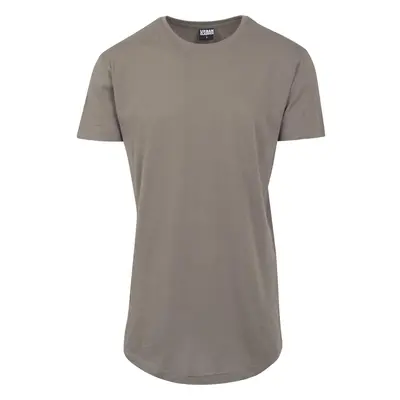 Army Green T-Shirt in the Shape of a Long Tee