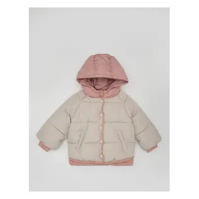 DEFACTO Baby Girl Water Repellent Hooded Puffer Coat