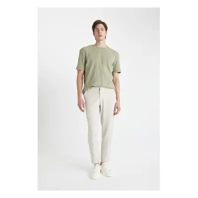 DEFACTO Tailored Fit Basic Straight Leg All-Way Stretch Pocket Trousers