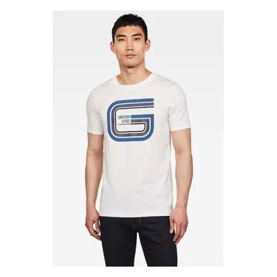 T-Shirt - G-STAR Graphic slim r t ss white